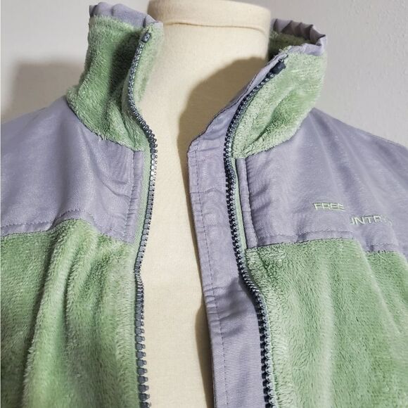 Free Country Full Zip Jacket Green and Gray Size XL - Picture 9 of 12